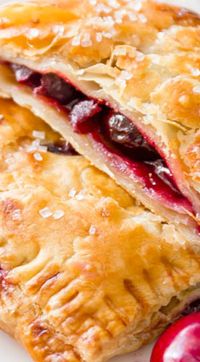 Simple Cherry Pastry Pies