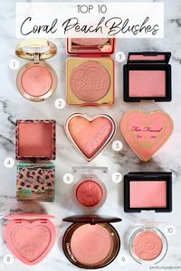 Top 10 Peachy Coral Blushes for Spring - Perilously Pale