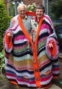 20 Funny and Weird Knitted Items You Won't Believe Actually Exist: 20 Funny and Weird Knitted Items: Ugly Sweater Built For Two