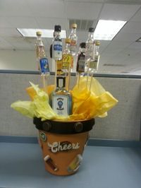 CnC Creation liquor gift basket