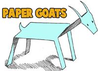 How to Make Standing Paper Goats