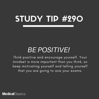 Be positive. #study #motivation #studytips #medschool #nurses #nursingschool