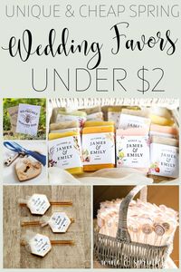 Spring is in the air and its almost time for all the Spring brides to start celebrating their wonderful wedding days. One of the last things on most lists are wedding favors, and when your budget is tighter finding unique options to buy in bulk can sometimes be a challenge. In that spirit, I have made a list of ten unique and fun springtime wedding favors, all for under $2!