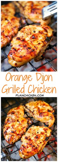 Orange Dijon Grilled Chicken | Plain Chicken®