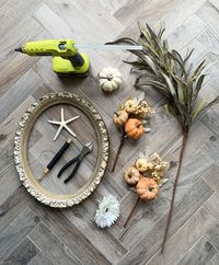 DIY Fall Frame Wreath