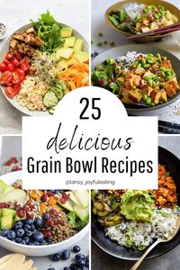 Grain bowls are a simple and balanced meal option that you can prepare in minutes and customise to your dietary needs and preferences.