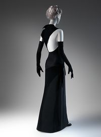 Charles James Evening dress - American 1947 Silk (back view)