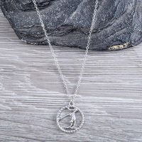 Gymnastics Necklace:    This Sportybella Gymnastics Necklace is a beautiful and fun way to express your love of Gymnastics. This makes a perfect gift for Gymnasts.