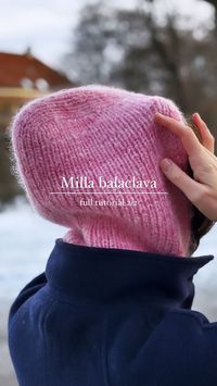 Ida Wirak Trettevik | Milla balaclava 🌸 is finally out as a single pattern for both adult and kids 👏🏻 This reel is the last out of two turorials showing the... | Instagram