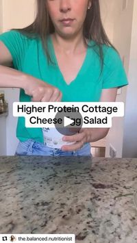 622K views · 7.2K reactions | #Repost @the.balanced.nutritionist 
・・・
recipe in first comment🙂

Serious question: is there anything that cottage cheese can’t do!?

This egg salad is mayo-free, creamy, flavorful, and higher protein than traditional egg salad thanks to, you guessed it– cottage cheese.

It’s so delicious for breakfast or lunch, packing for a beach trip, or taking for a picnic. It’s also fabulous for meal prep!

You need:
Eggs
Cottage cheese
Dijon mustard
Fresh dill
Fresh chives
Red onion
Lemon juice
Salt, pepper + garlic powder | Leslie Jensen-Edwards | Leslie Jensen-Edwards · Original audio