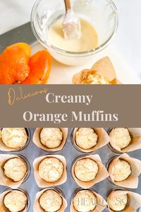 Best Recipe for Creamy Orange Muffins with Orange Glaze - Hearty Sol