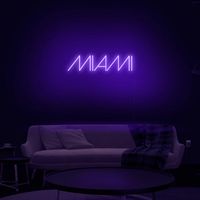 'Miami' Neon Sign