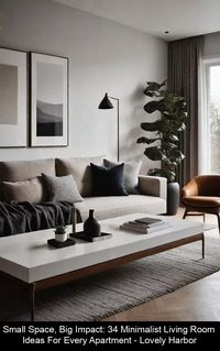 In our quest for a serene and spacious-feeling home, we'll explore minimalist living room ideas that prove less is truly more. Whether you're a seasoned