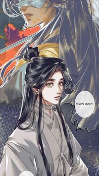 manhua: Heaven Official’s Blessing - characters: Xie Lian