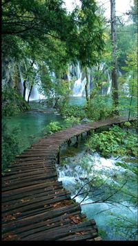 Plitvice lakes, croatia. Taken on a rainy day but still.....not bad!!