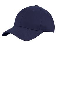 Port Authority ® Uniforming Twill Cap. C913 - NAVY - OSFA | Port Authority Uniforming Twill Cap in Navy Blue Size OSFA | Polyester Blend