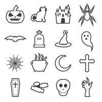 Face character halloween doodle Royalty Free Vector Image