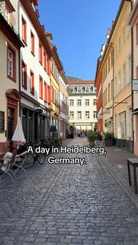 Heidelberg Germany js like stepping into a Hallmark movie! Come explore Heidelberg with me. #heidelberg #germany #travel #hallmark #traveltips