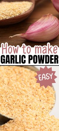 Learn how to make Easy Homemade Garlic Powder or Granulated Garlic and never let your garlic go to waste again! Perfect for frugal moms and whole food enthusiasts, this simple DIY method saves money and preserves your garlic for months. Say goodbye to spoiled garlic and hello to a pantry staple you’ll love!