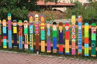 Fence murals...would be really cute on part of the preschool playground fence. @Sam McHardy McHardy Taylor Moritz