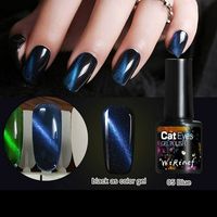 Nail Cat's Eye Nail Polish Glue Seal Coatan Phototherapy Nail Polish Glue 8ML Instructions: - Primer, lighting (UV 1 minute, Led 30s) --The first black nail polish glue, light (UV 1 minute, Led 30s) --The second black nail polish glue, light up (UV 1 minute, Led 30s) --Apply cat's eye sealant, use a magnet to approach the nail surface, stabilize for 5-10s, and light up the lamp (UV 1 minute, Led 30s) -No-wash sealing layer, lighting (UV 1 minute, Led 30s) Product weight: 14g Product List: Cat's