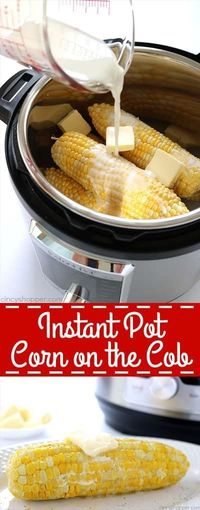 If you are looking for the best Instant Pot Corn on the Cob, this one is it. It’s creamy, sweet, and delicious. You will find it super easy with simple ingredients. #InstantPot #Corn