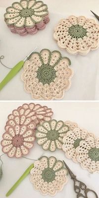 Camomile Potholder - Free Crochet Pattern | Beautiful Skills - Crochet Knitting Quilting | Bloglovin’