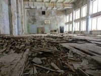 School's gymnasium abandoned since 1984 Chernobyl-2 [4640x3880] [OC]