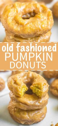 Old fashioned donuts are the best! They’re cake like, filled with pumpkin spice and melt in your mouth. The sour cream and pumpkin puree make for a tasty breakfast recipe. Read more to learn how to make old fashioned pumpkin donuts! #pumpkin #donuts #oldfashioned #breakfast #homemade #pumpkinspice