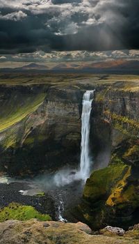 Haifoss Falls, Iceland