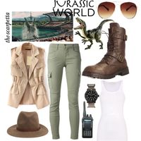 Jurassic World by the-scarpetta on Polyvore featuring Faith Connexion, J Brand, Shinola, rag & bone, MANGO, Dinosaurs and jurassicworld