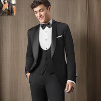 Premium black Tuxedo 3 piece suits,Luxury Stylish Look groom suit Premium Man Suit, Ethnic Wedding Suit, by Weddingwearstore on Etsy