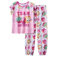 Shopkins Ice Cream Kate, D'lish Donut & Fairy Crumbs "Team Awesome" Pajama Set 8 #Spokins #PajamaSet