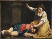 Jael and Sisera - Artemisia Gentileschi — Google Arts & Culture