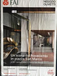 Carlo Scarpa- the Olivetti Showroom ; Piazza San Marco- Venice