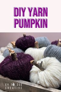 Create Your Own DIY Yarn Pumpkins: Embrace the Fall Spirit with Charming Pumpkin Decorations Crafted from Old Socks. Step-by-Step Guide for Novices and Crafters Alike.