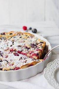 TRIPLE BERRY CLAFOUTIS