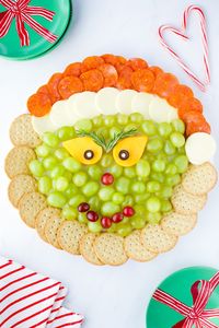 Festive Grinch Cheese Platter Fit For Any Who Feast