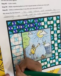 Tracy Boberg Nichols on Instagram: "Faith Ringgold’s story quilts and story book Tar Beach is the inspiration for these ‘Hope for the future’ story quilt designs with my 3rd graders. This lesson and template are available in my TPT Teachers Pay Teachers shop. See link in my bio. . . . #3rdgradeart #kidsart #kidsartclass #kidsactivityideas #kidscraftideas #artprojectsforkids #artprojects #artlessonsforkids #artlessons #homeschoolart #homeschool #artteachersofinstagram #kidsartclass #artcurricu