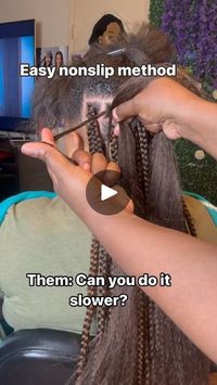 57K views · 18K reactions | Tips & Tricks with Nay 💕 Separate extensions into 3 , use the middle strand to grip the natural hair, braid down once , split the natural hair into two pieces , one piece on the left & one in the middle strand, tuck & braid down , hope this helps 💕

 #2strandtwist #pov #tips #trick #braids #tuck #hairstyles #feedins #knotless #Boxbraids #tribal #tribalbraids #braid #helpothers #blessed #thankful #humble #grateful #vibe #work #happy  #tucking #knotlessbraids | Shortanee Young-Grant | kendricklamar · Original audio