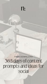 Discover a 365 content ideas and prompts specifically crafted to resonate with your audience and strengthen your brand's identity on social media. ⏩ Get your time back by planning a year's worth of social content in less than a day 👀 Eliminate the feeling of overwhelm by having content ideas ready to go whenever you need them. 📈Stay creatively inspired and ahead of the curve throughout the entire year. 🕒 Free up your schedule to do what you do best in your business.