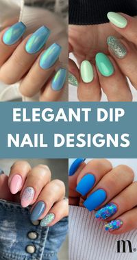 Dive into the world of elegant dip powder nails! Whether you prefer short or long nails, discover trending colors and designs that suit every season. From pink dip powder nails to vibrant summer nails, find your perfect dip powder manicure idea here. Save this pin for later inspiration!