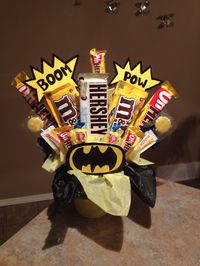 Batman candy bouquet                                                                                                                                                                                 Más