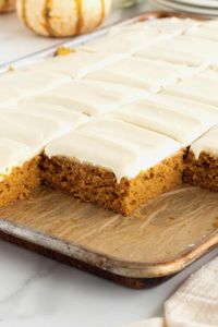 Pumpkin Sheet Cake