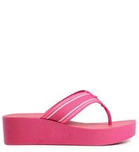 Sandália Rosa Flatform Gorgurão Brizza | Arezzo