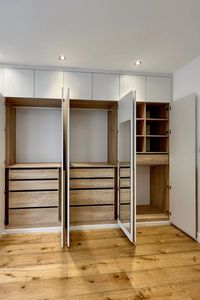 Enhance your bedroom with the seamless integration of built-in wardrobes, maximizing space and functionality. Explore our exquisite collection of fitted wardrobes in London. Experience unparalleled luxury and organization with our range of fitted wardrobes, tailored to suit your individual style and needs.