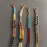 Seed Bead Tutorial Playful Parallels - Etsy