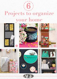 6 projects to stay organized - follow the free tutorials to each sewing project!    #sewing #DIY #diyhomedecor #tutorial #sewingpattern #artgalleryfabrics #fabrics #sewingtutorial #sewingprojects