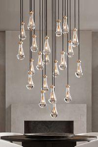 Raindrop Linear Chandelier