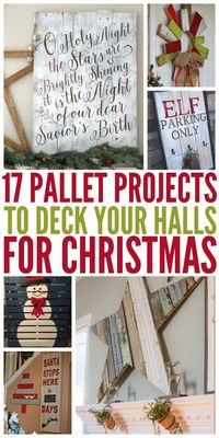 Who doesn't like pallet projects or decorating for Christmas? Well here we have compiled a list of DIY pallet projects perfect for "decking the halls" this Holiday season.